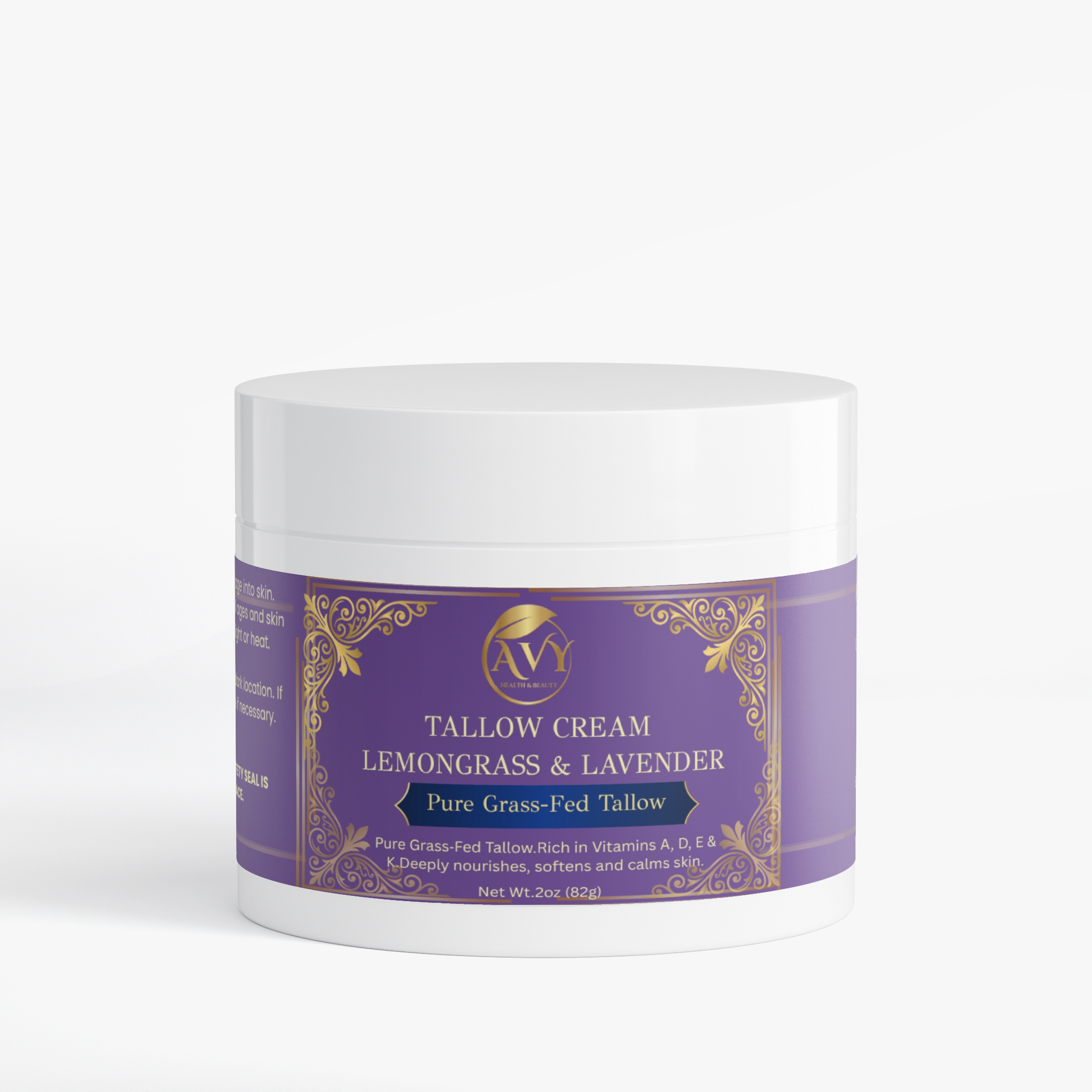 AVY Tallow Cream Lemongrass & Lavender