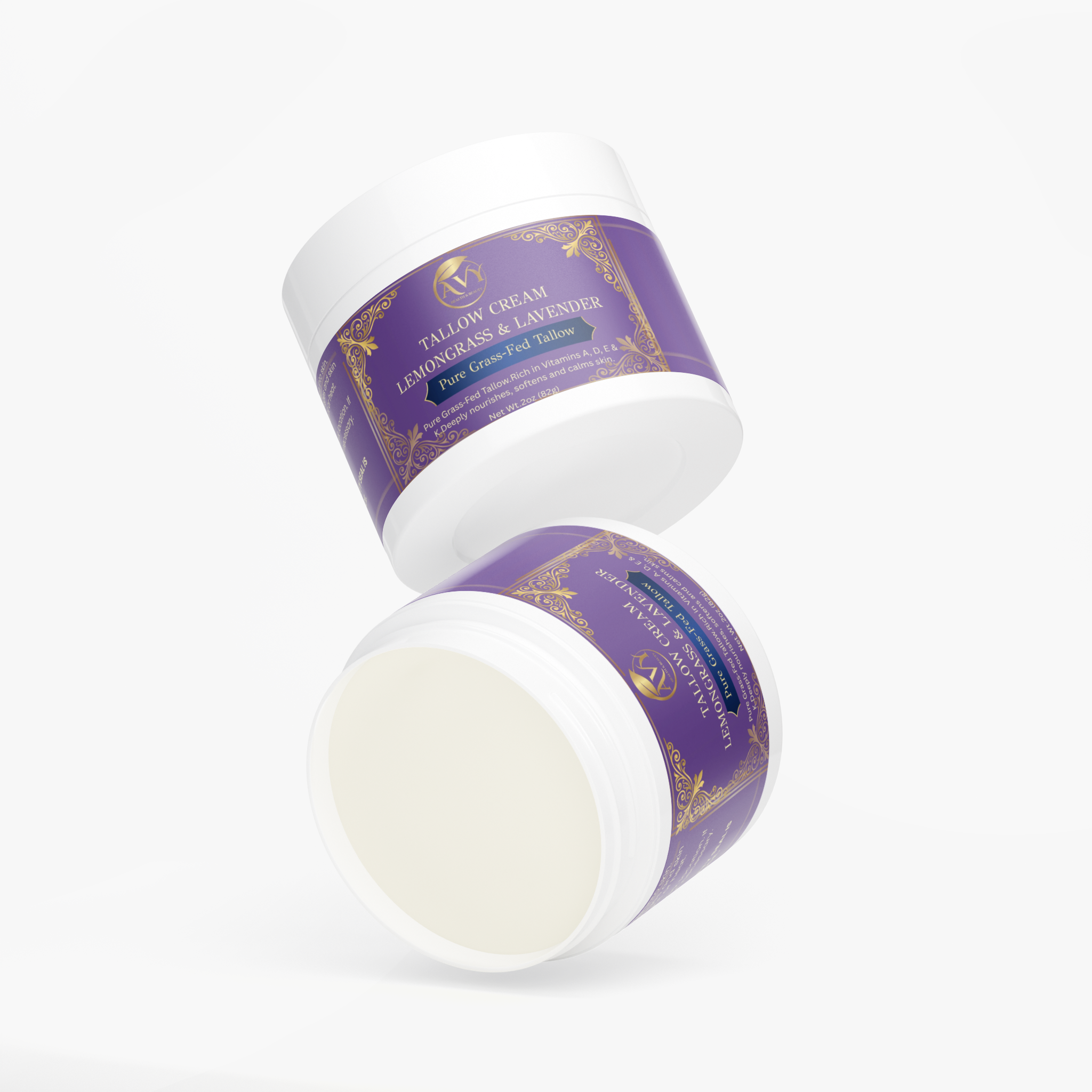 AVY Tallow Cream Lemongrass & Lavender