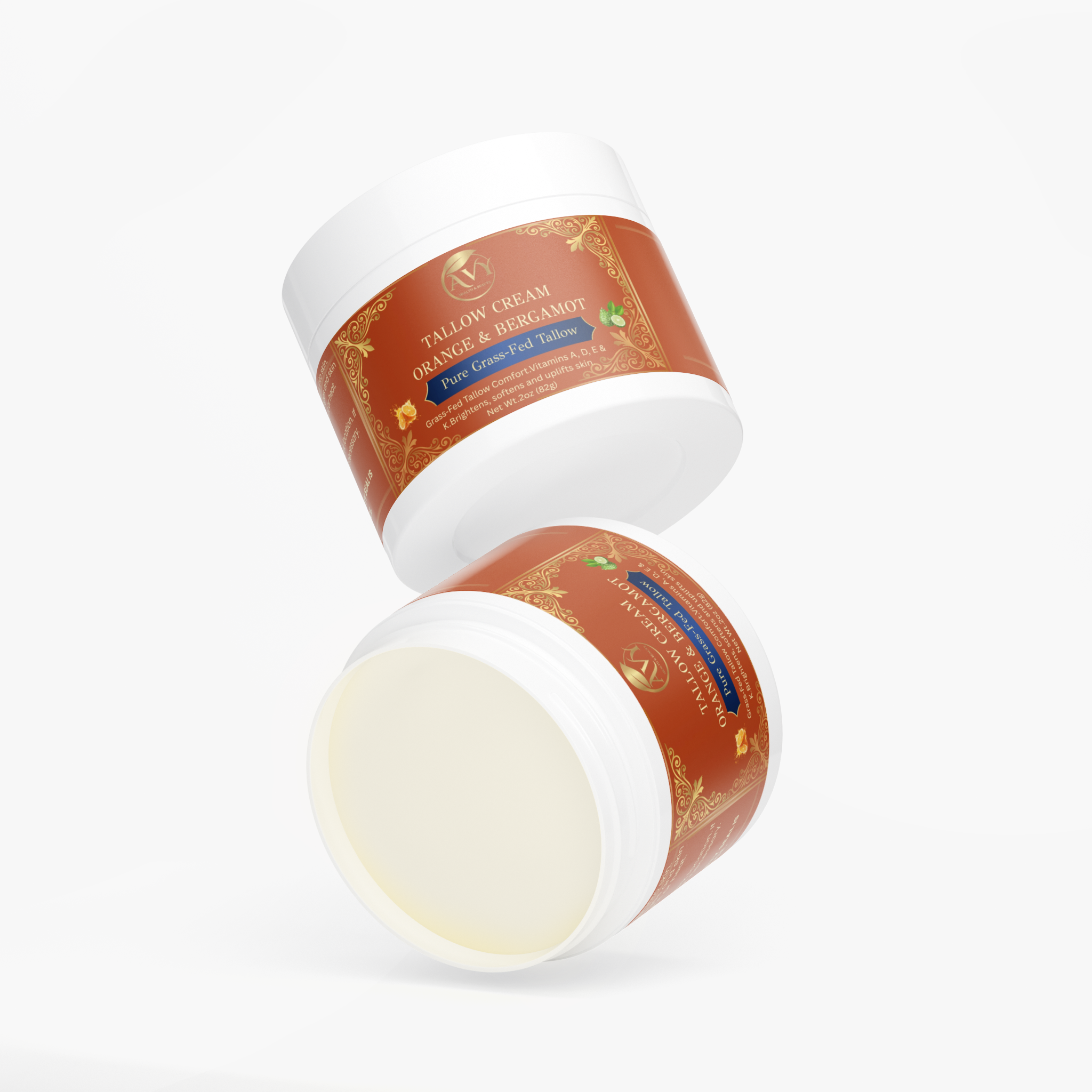AVY Tallow Cream -Orange & Bergamot