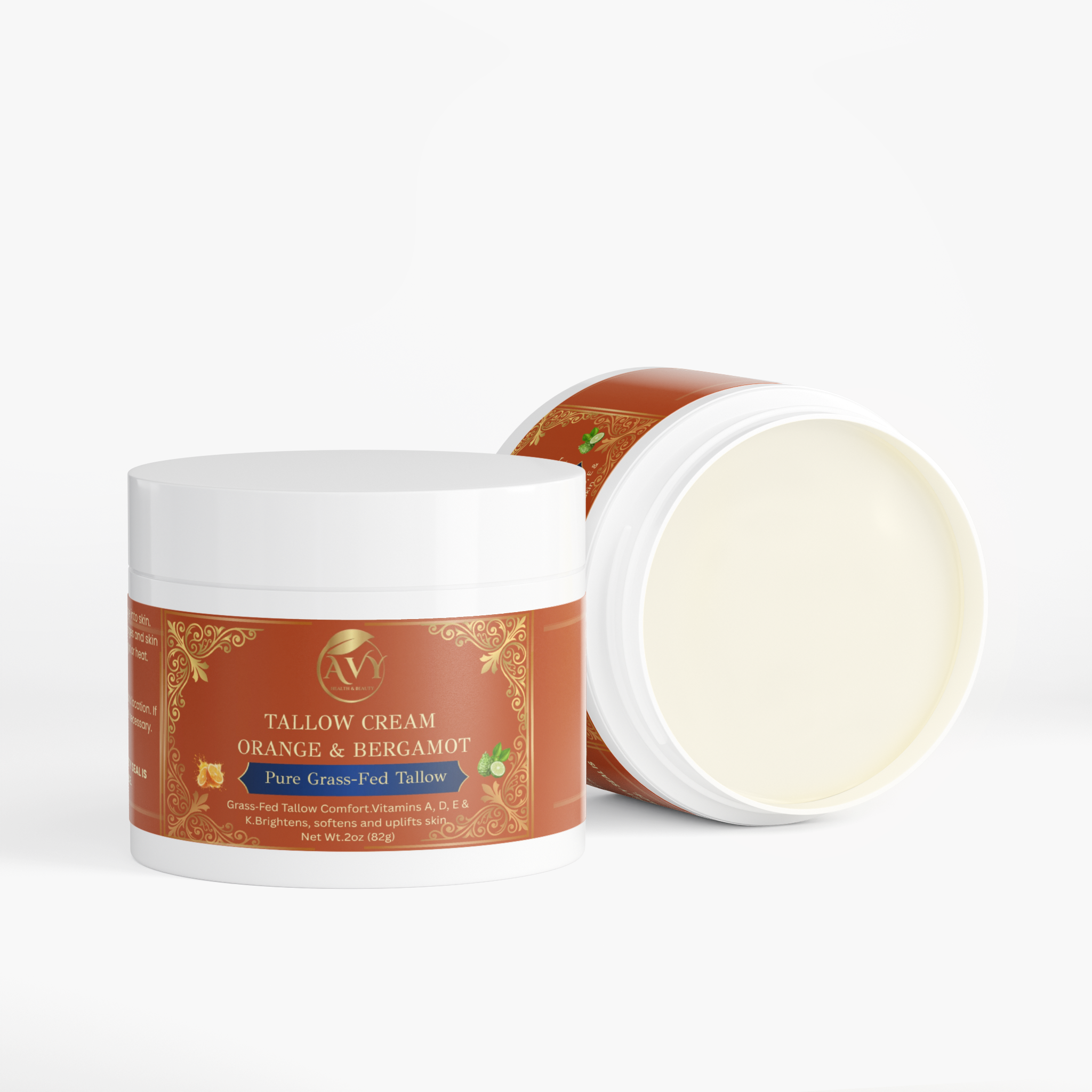 AVY Tallow Cream -Orange & Bergamot