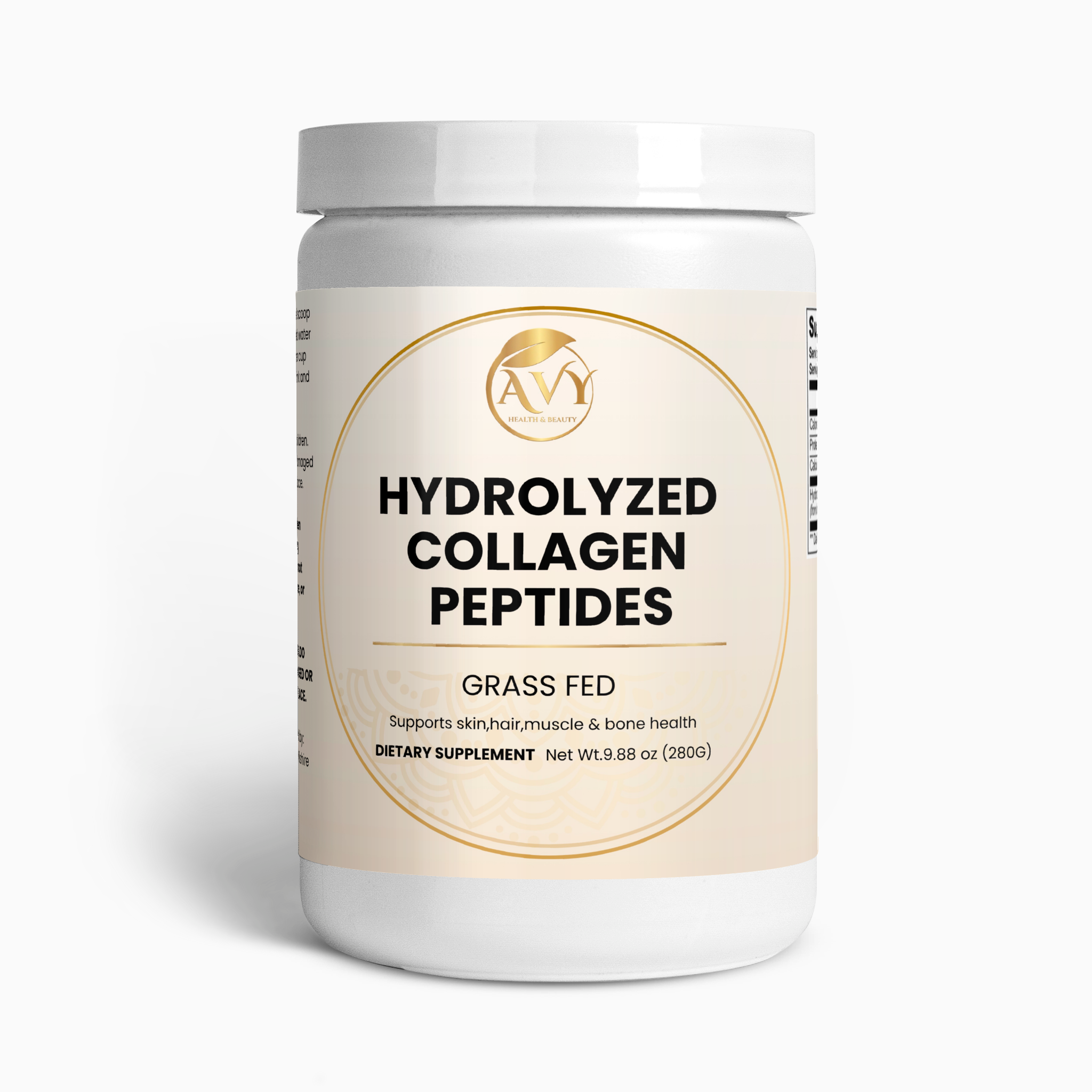 AVY Grass-Fed Hydrolyzed Collagen Peptides